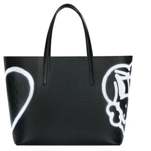 New With Tag $1490 Givenchy Chito Wing Dog Print 4G Embossed Leather Tote!